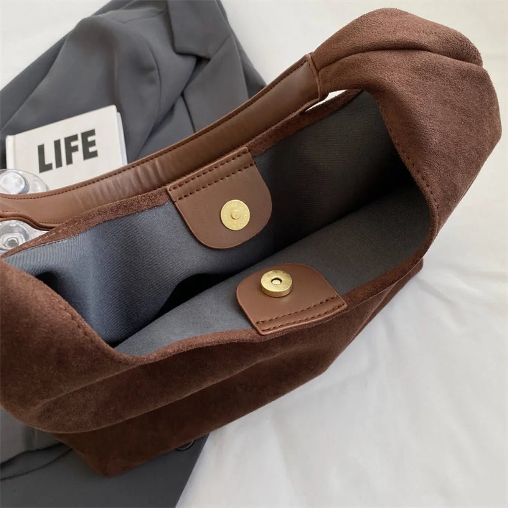 Nalia Vegan Suede Bag