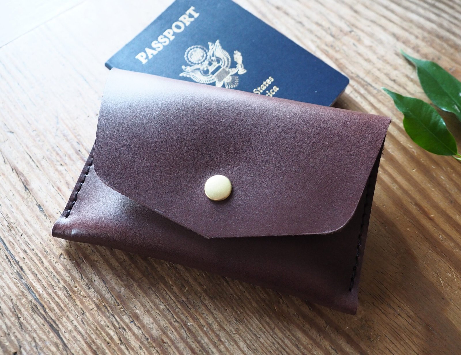 stylish passport wallet