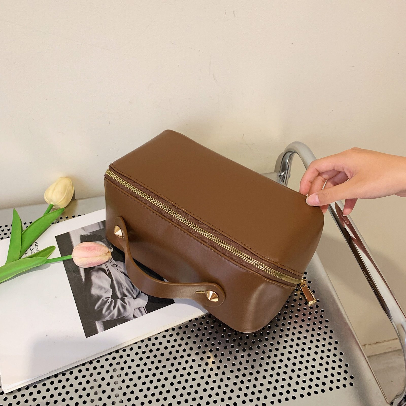 stylish makeup pouch