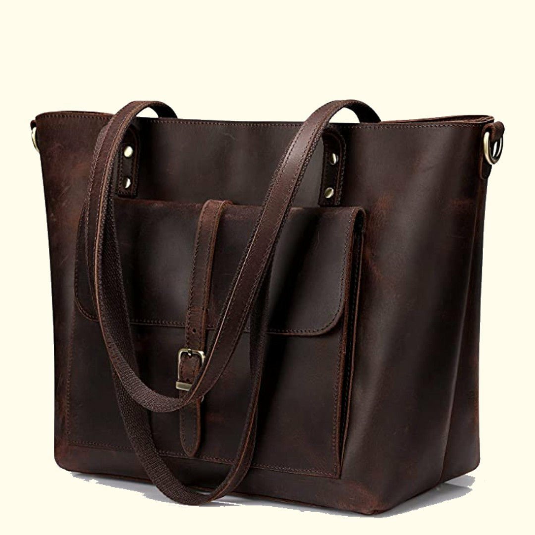 classic buffalo leather messenger bag