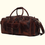 leather duffle bag