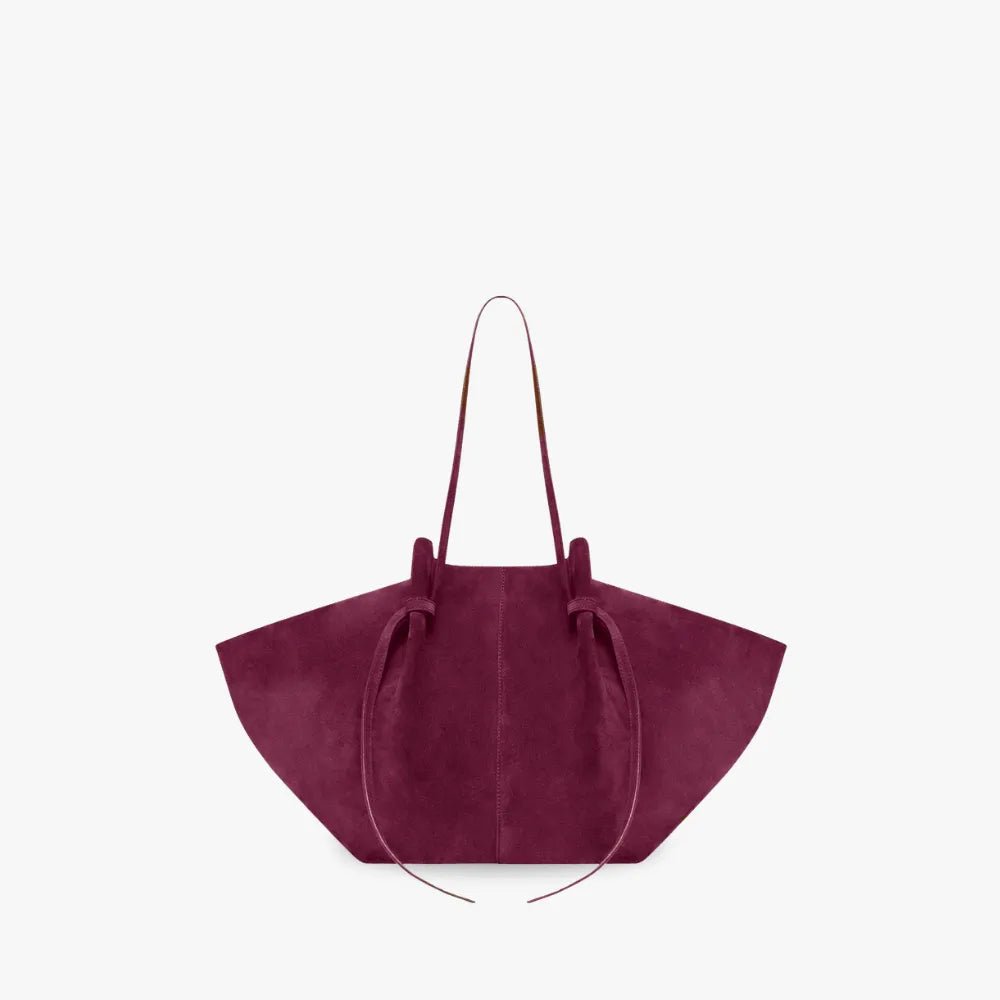 Chic vegan suede tote