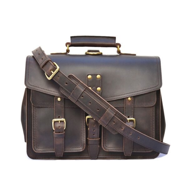 Wing Briefcase Vintage Leather