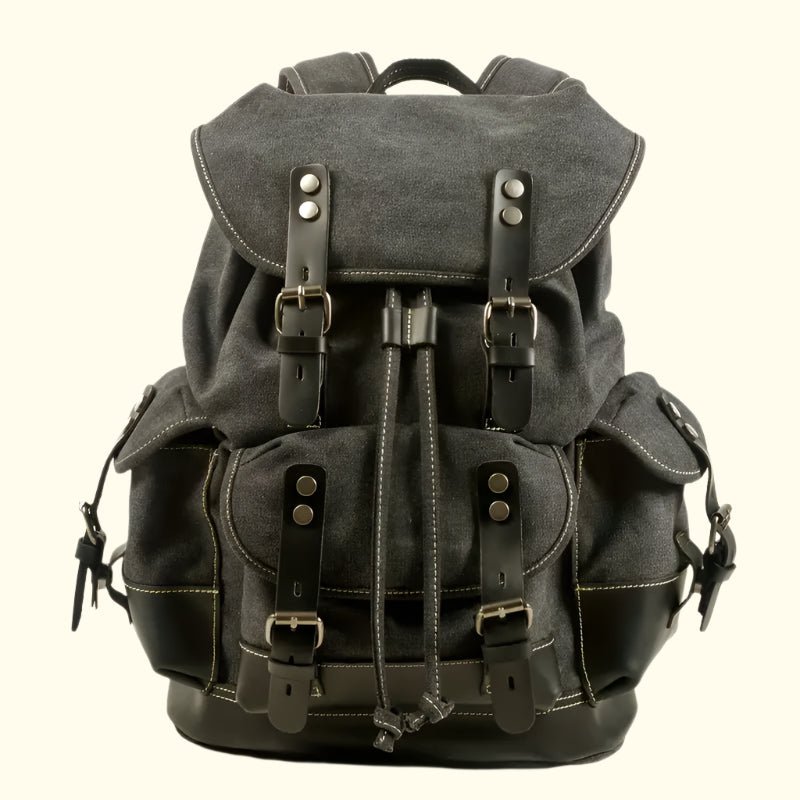 Versatile canvas backpack for commute