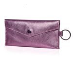 LUXE LEATHER COIN PURSE - LILAC