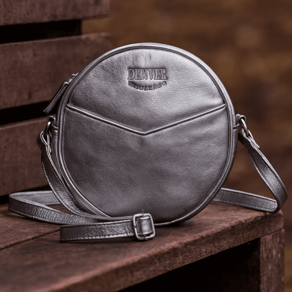 TEMPTATION CROSSBODY steel silver bag