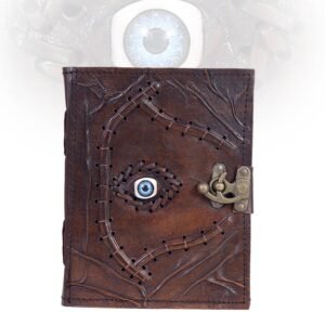 HOCUS POCUS LEATHER JOURNAL NOTEBOOK - BROWN