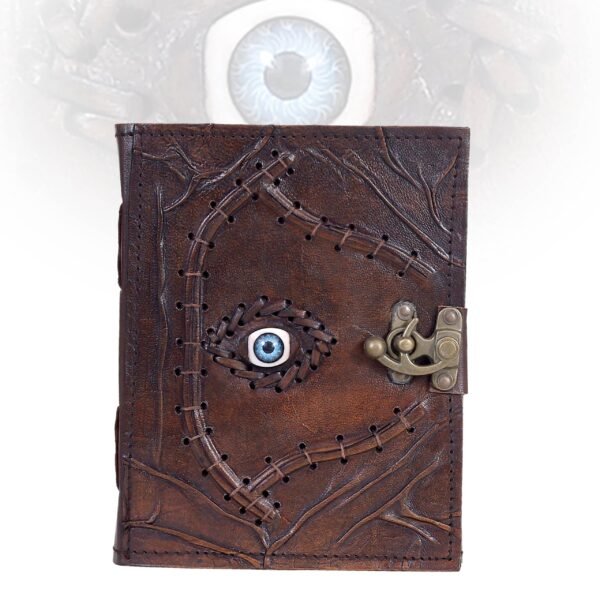 HOCUS POCUS LEATHER JOURNAL NOTEBOOK - BROWN