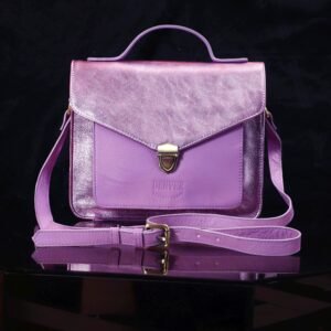 EVE Leather Crossbody Bag Lilac