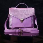 EVE Leather Crossbody Bag Lilac