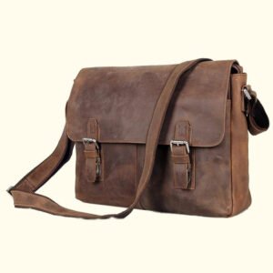 crazy horse cow leather bag