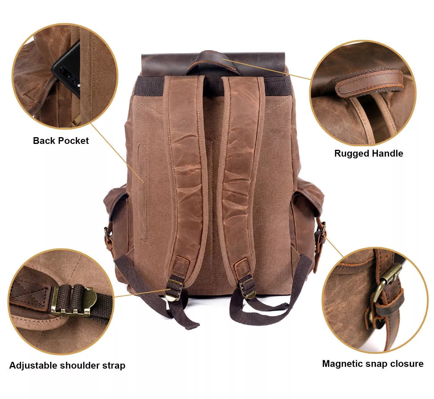multi-purpose leather travel bag